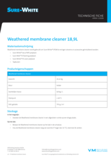 Sure-White Weathered membrane cleaner - TF